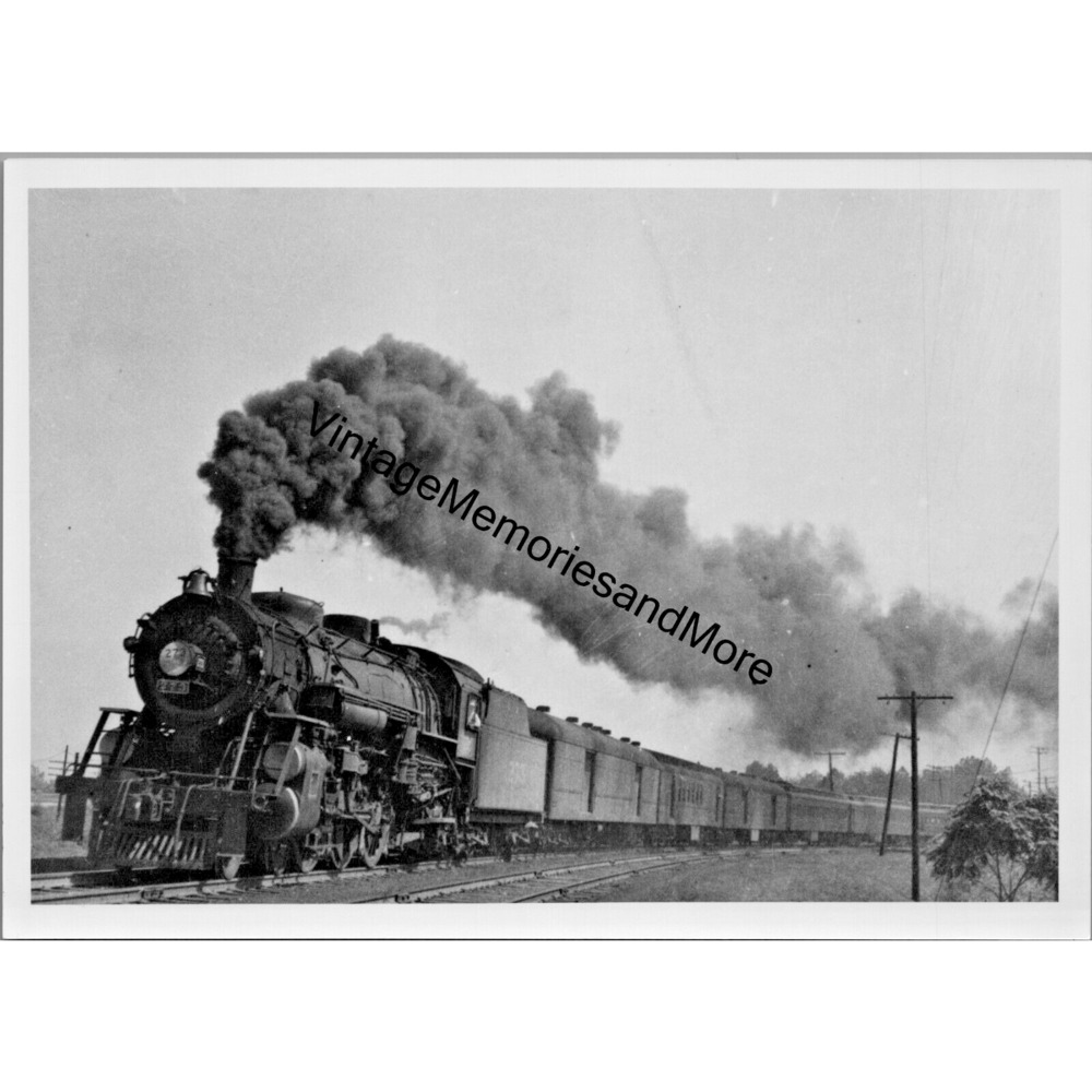 Vtg Louisville & Nashville Railroad 273 Steam Locomotive 5"X7" Real Photo T2-103